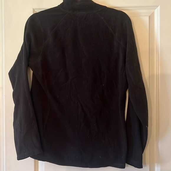 The North Face Womens Black Fleece Quarter Zip Jacket Pullover​ - Picture 4 of 4